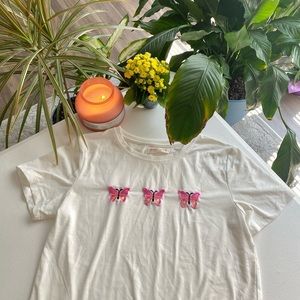 🦋2 for $5🦋!! butterfly crop top